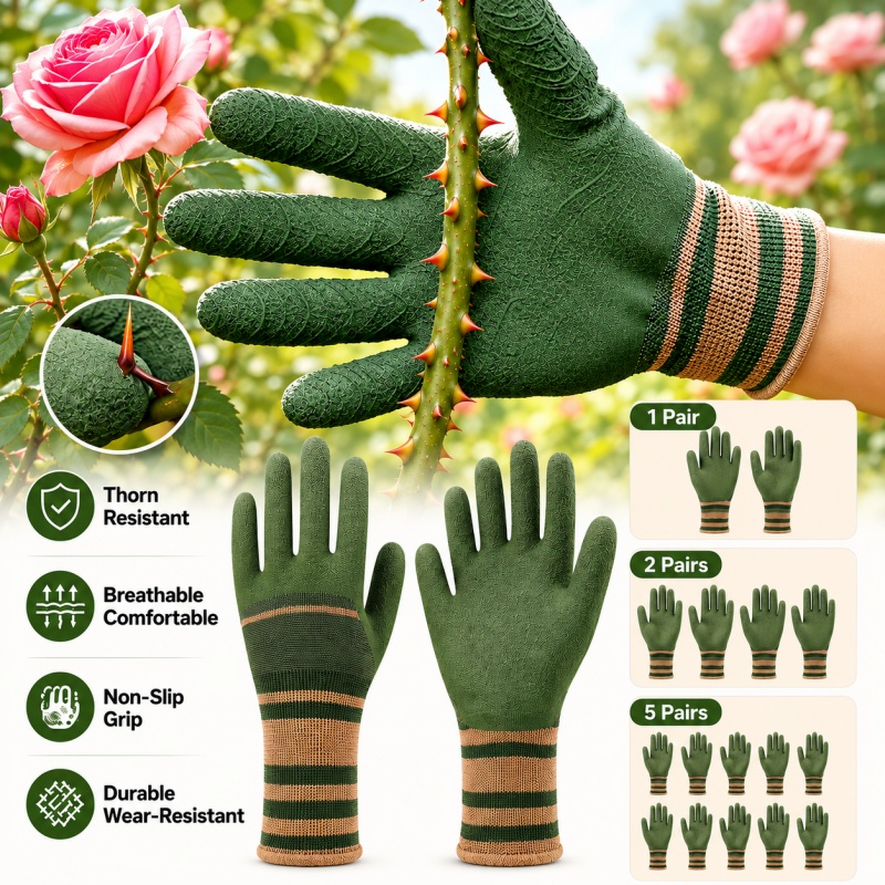 Cut Resistant Glove - 다용도 원예 장갑 가시 방지 방수