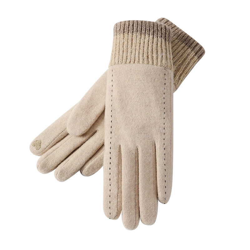 Wool Glove Lined - 새로운 겨울 여성용 야외 방풍 사이클링