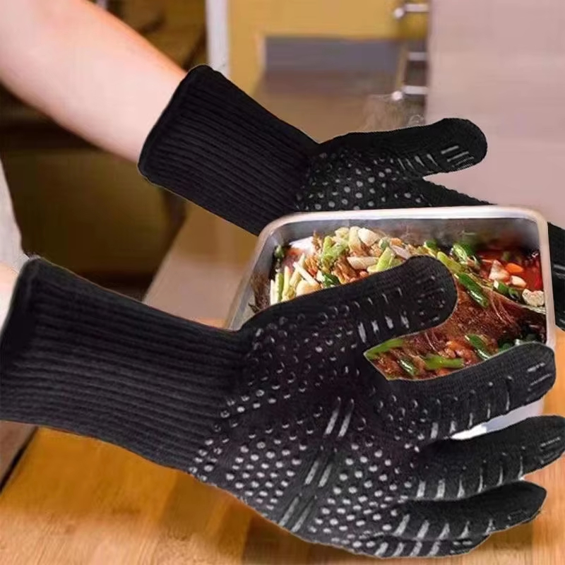 Oven Mitt Silicone - 1쌍 오븐 장갑 오븐 미트 열