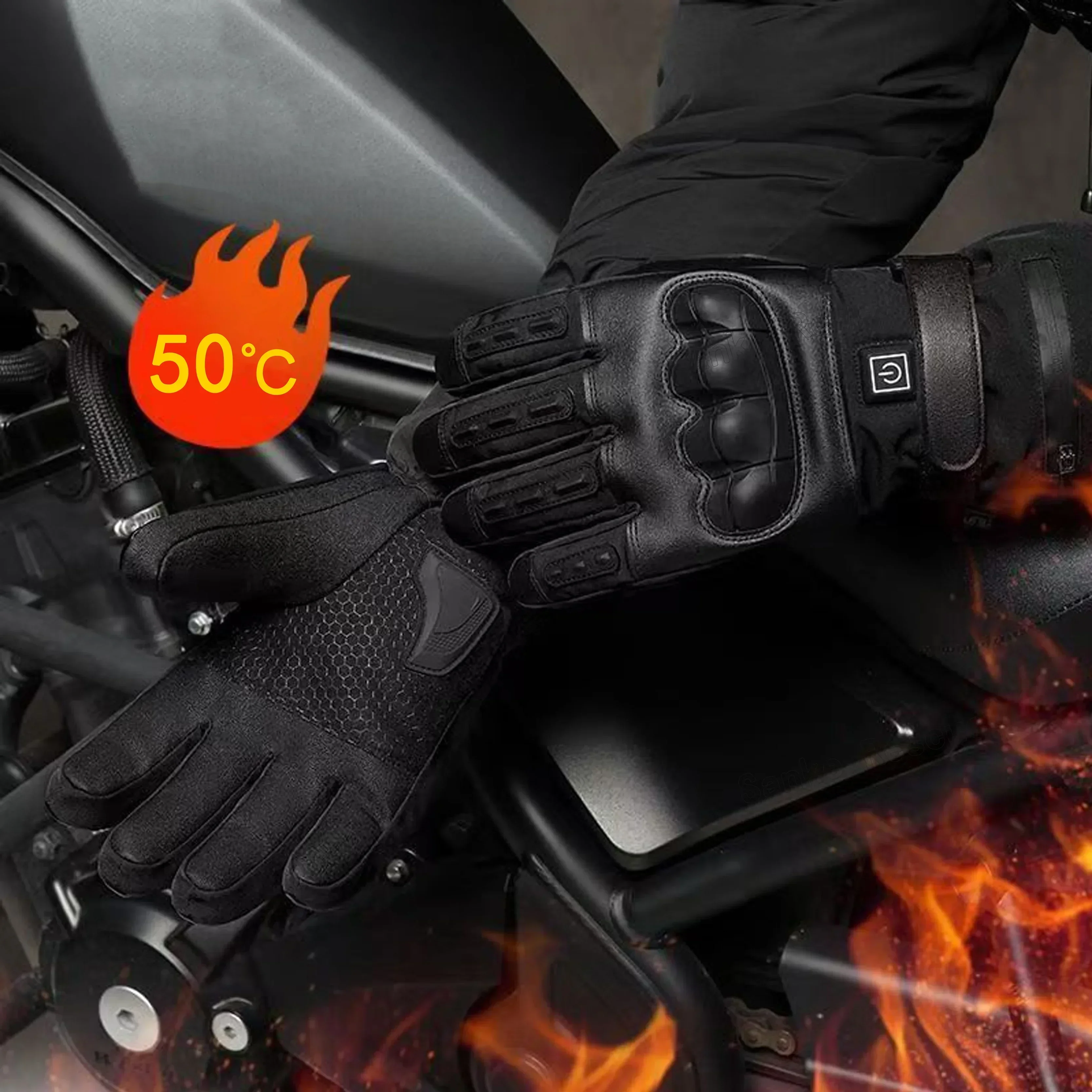 Ski Glove Waterproof - 전기 가열 장갑 열 열 장갑