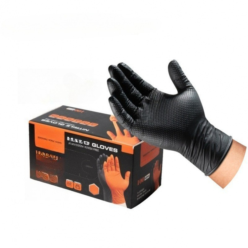 헤비 듀티 다이아몬드 패턴 니트릴 장갑 두꺼운 내마모성 - Nitrile Mechanic Glove 리뷰 및 가격