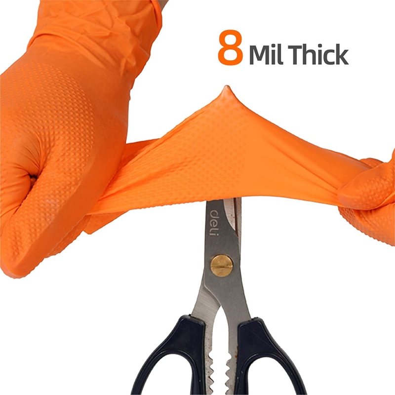 8mil 니트릴 장갑 두꺼운 30/50PCS 다이아몬드 - Nitrile Mechanic Glove 리뷰 및 가격