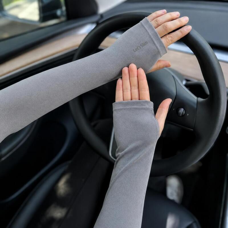 3쌍의 아이스 슬리브 세련되고 심플한 손가락 없는 야외 - Fingerless Glove Knit 리뷰 및 가격