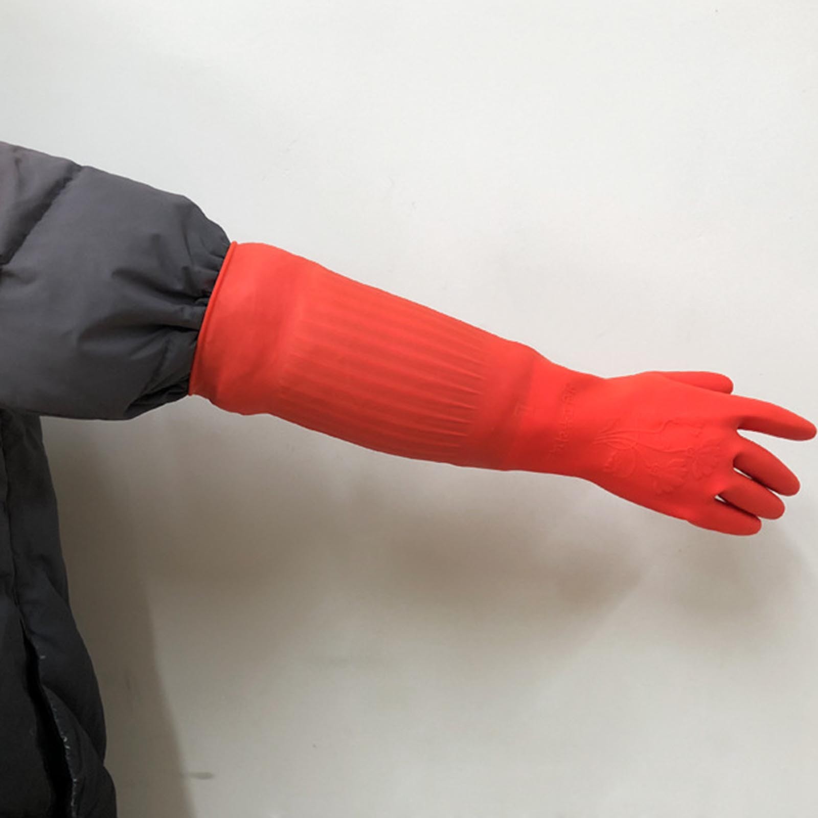 1 쌍 유연한 편안한 고무 깨끗한 장갑 빨간 접시 세척 - Dish Glove Rubber 리뷰 및 가격