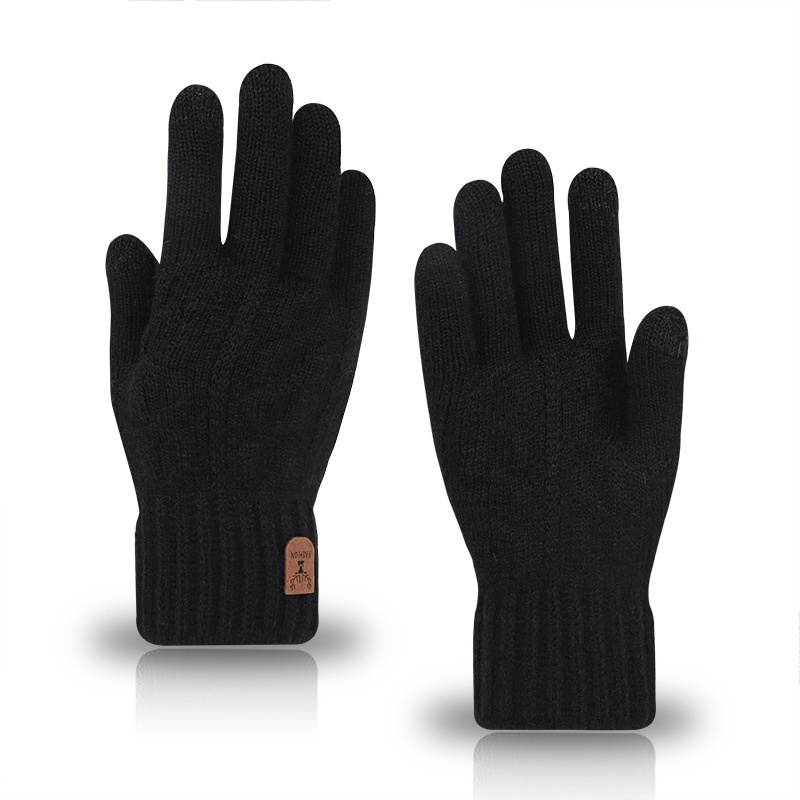 남성용 겨울 따뜻한 울 니트 장갑 양털 안감 터치스크린 - Wool Glove Lined 리뷰 및 가격