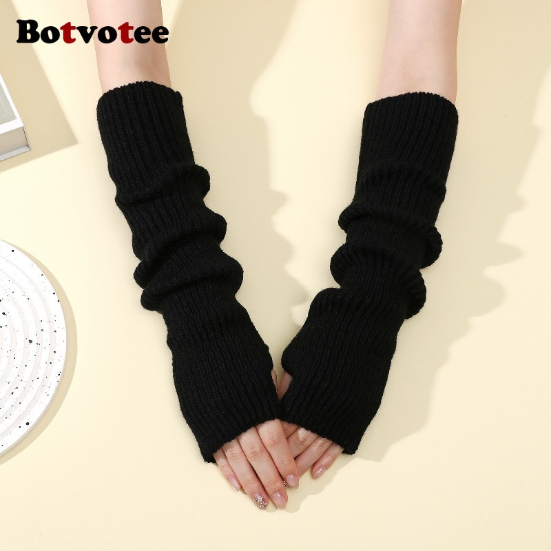 Botvotee Y2k 액세서리 니트 따뜻한 겨울용 긴 - Fingerless Glove Knit 리뷰 및 가격