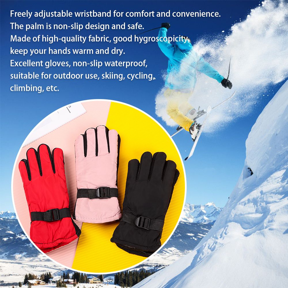 새로운 어린이 성인 겨울 눈 따뜻한 장갑 소년 소녀 스 - Ski Glove Waterproof 리뷰 및 가격